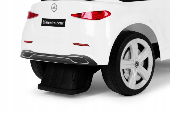 Каталка машинка Mercedes C CLASS інтерактивне кермо звуки білий — фото 7