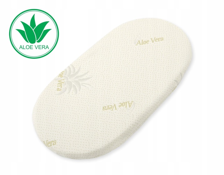 Матрац для кошика-колиски Бохо - ALOE VERA з алое — фото 3