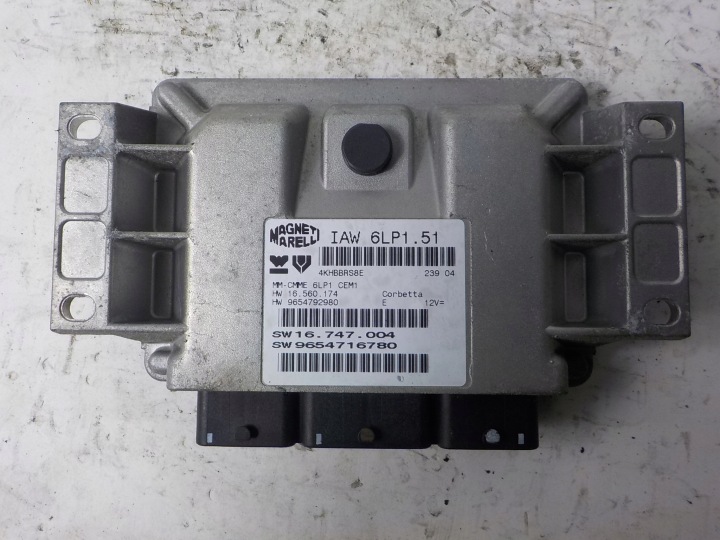 PEUGEOT Computer Bedienteil 9654716780 IAW6LP1.51