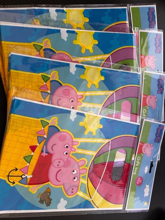Набір Сумочки фольговані на подарунок Свинка Peppa 4 шт. — фото 2