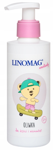 LINOMAG емоленти оливковий для дітей і немовлят, 200 мл — фото 2