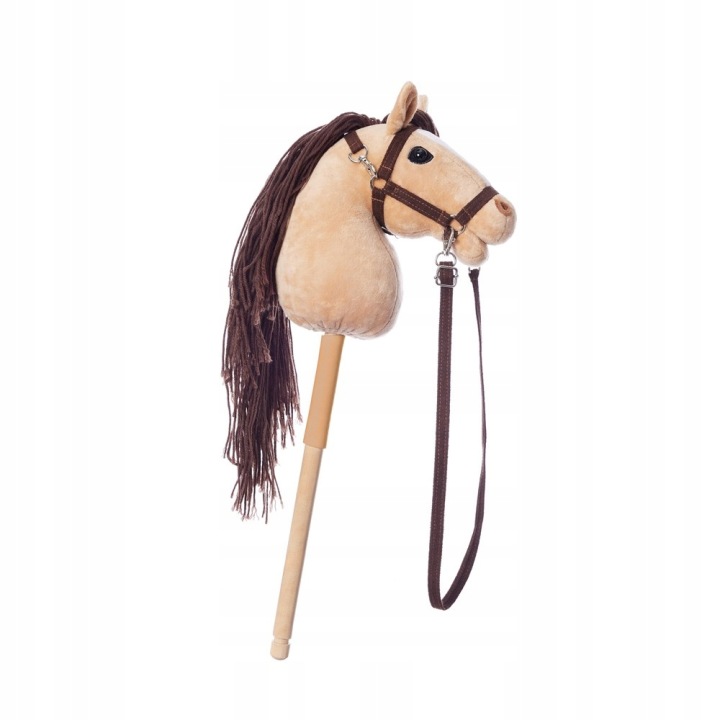 Hobby Horse A4 | Кінь на палиці | Hoppihorse бежевий | + набір аксесуарів — фото 3