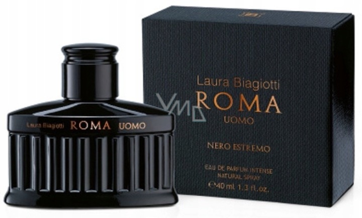 laura biagiotti roma uomo nero estremo woda perfumowana 40 ml     