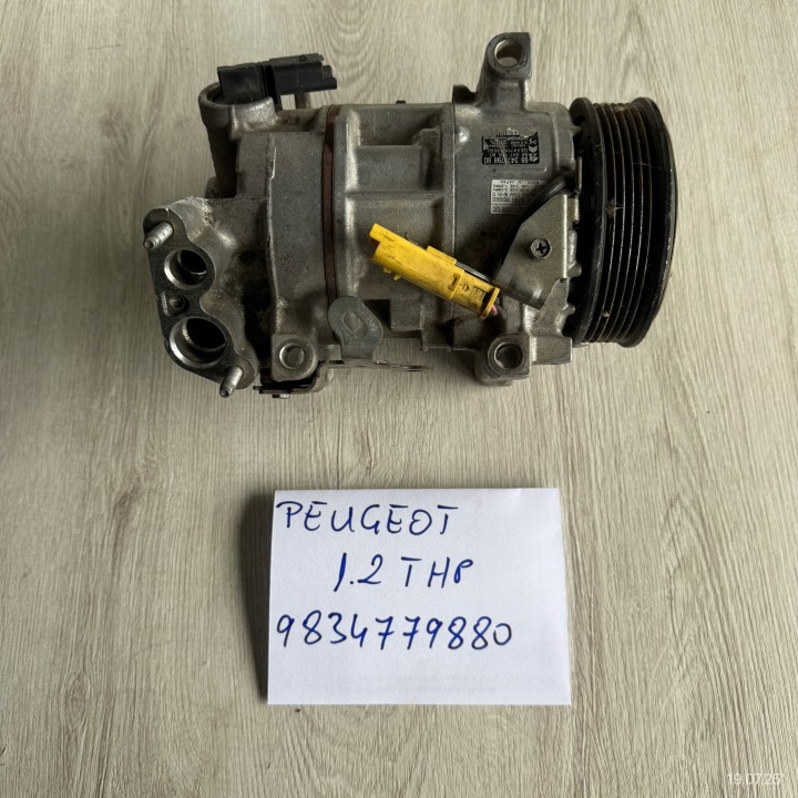 Compresseur Pompe Climatisateur air conditionné Compresseur CITROEN PEUGEOT 1.2 THP 9834779880