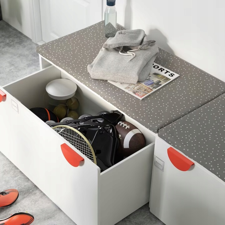IKEA SMASTAD Коробка 90x49x48 см білий — фото 2