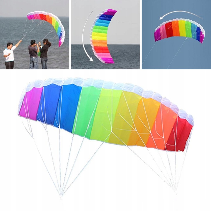 1.4 м/2 м/2.7 м Сила , Портативний Outdoor Summer Beach Fun Toys Парафойл 2 м — фото 4
