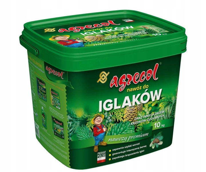 Hnojivo pro jehličnany, keře, tui granule 10 kg Agrecol