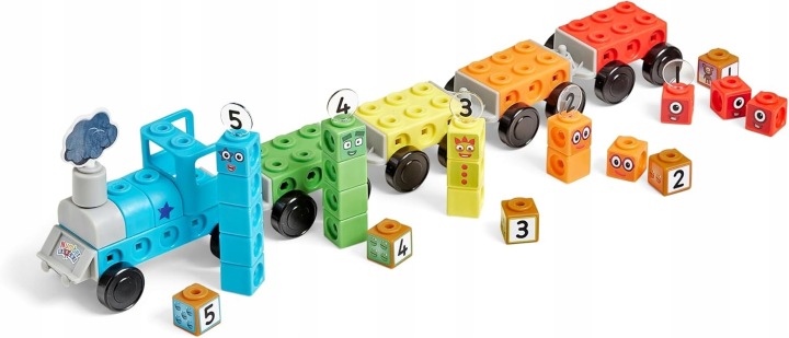 Потяг Numberblocks Express для навчання математики з кубиками MathLink 3-6 років — фото 3
