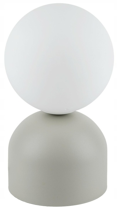 Stolní lampa Miki Šedá Skleněné Stínidlo 1xG9 21cm Stolní lampa Kabinet