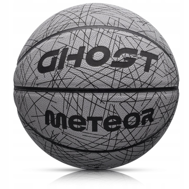 М'яч баскетбольний для баскетболу METEOR GHOST чоловіча #7 голографічна світна
