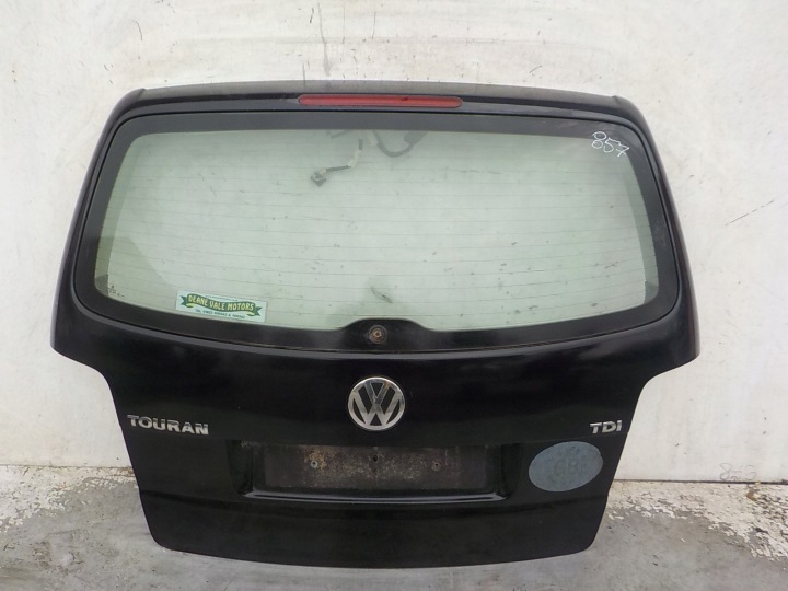 857 VOLKSWAGEN TOURAN und 03-06 heckklappe kofferraumdeckel hinten