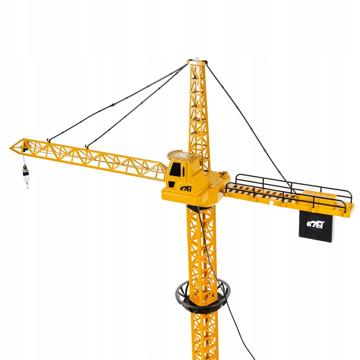 CRANE FOR CHILDREN CONTROLLED BY REMOTE CONTROL MOVABLE HOOK ROTATING ARM 128CM Kind other
