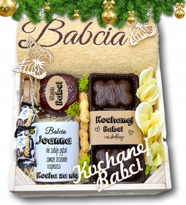 Den babiček, ručníky, výšivka, dárek, poděkování
