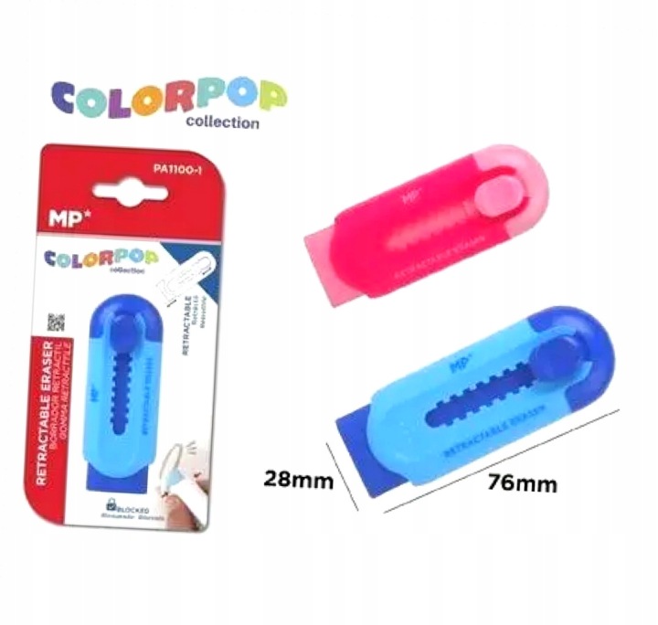 Гумка для стирання висувна COLORPOP 1 шт.