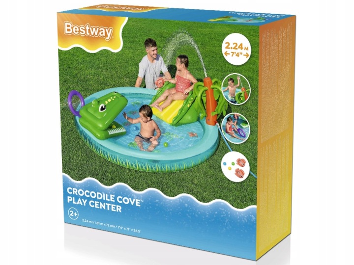 Надувний ігровий майданчик для дітей для саду водний гірка Bestway — фото 9