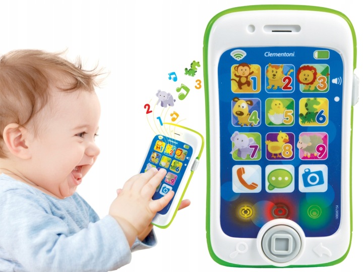Інтерактивний смартфон для дітей BABY TOUCH PLAY CLEMENTONI 12 міс.+ — фото 3