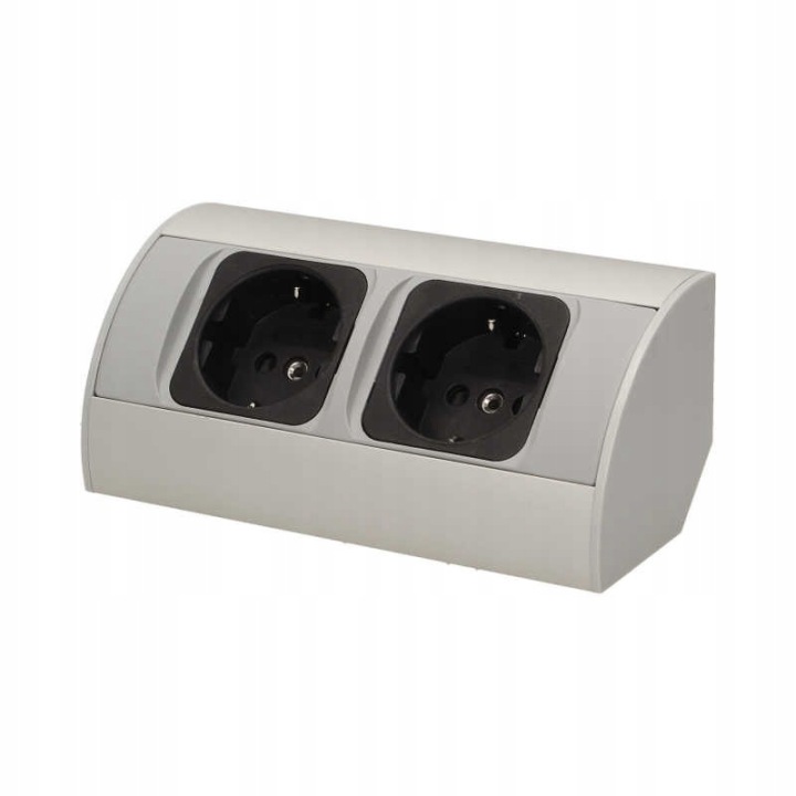 Podskříňová nábytková zásuvka 2x2P+Z Schuko OR-AE-1303/G(GS) Orno