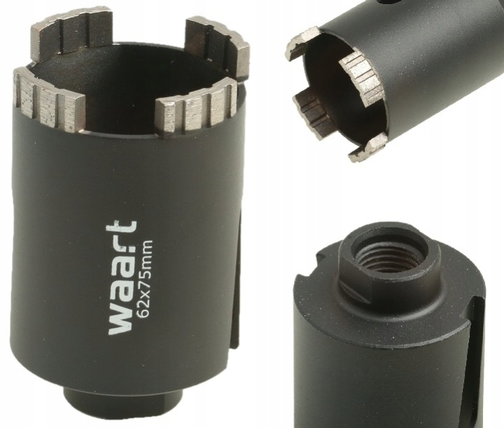 Korunkový Vrták Na Betonu Diamantový Turbo 62 mm Korunka Fréza Pod Plechovky