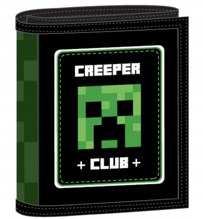 Гаманець MINECRAFT CREEPER CLUB складаний гаманчик для дітей ASTRA ліцензія