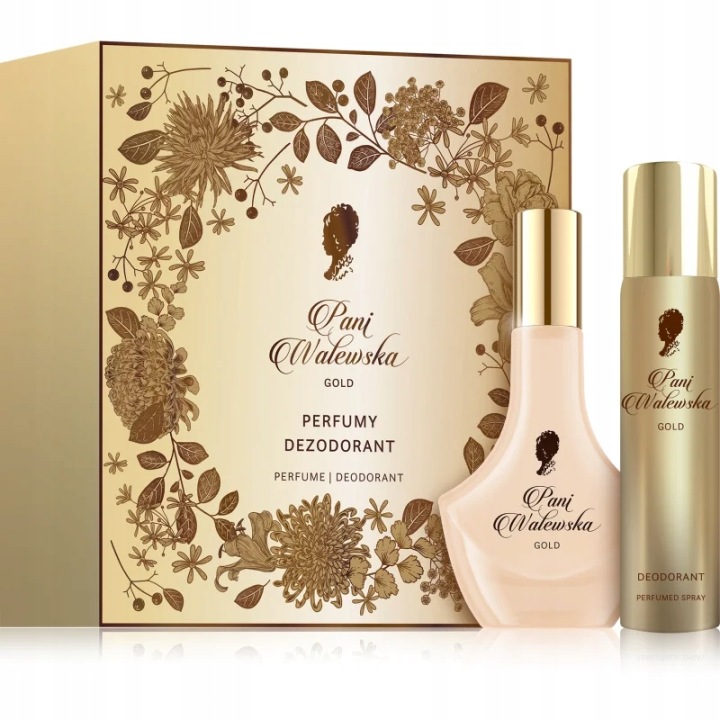 miraculum pani walewska - gold ekstrakt perfum 30 ml   zestaw  
