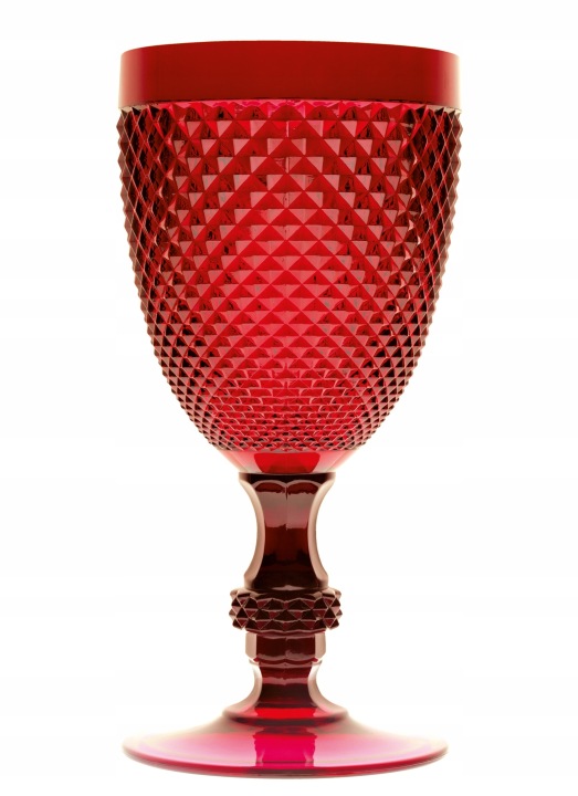 Excelsa Diamond skleničky červené 6 ks plast 18 cm 300 ml