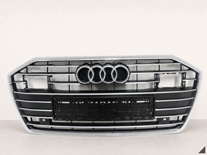 AUDI A6 S-LINE C8 4K0 18-23 Grille Grille/masque Grille Tuyau d’entrée W Pare choc Avant CHROM