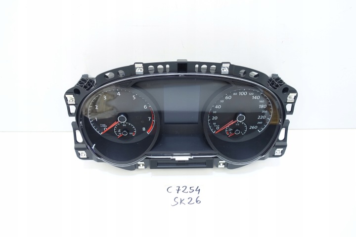 quadro strumenti TACHIMETRO contagiri OROLOGIO VW GOLF VII 7 5G 33622KM 5G1920740D