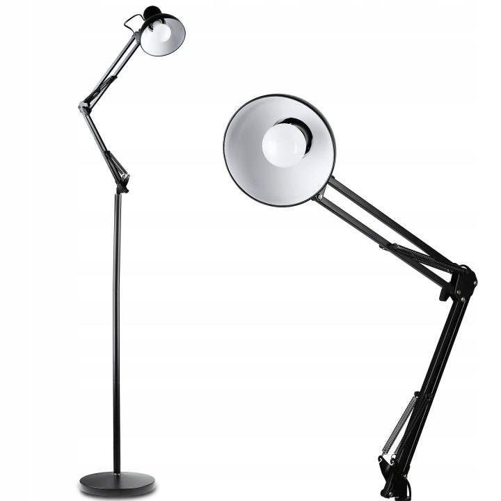 Stojací Podlahová Lampa E27 Kovová, Moderní