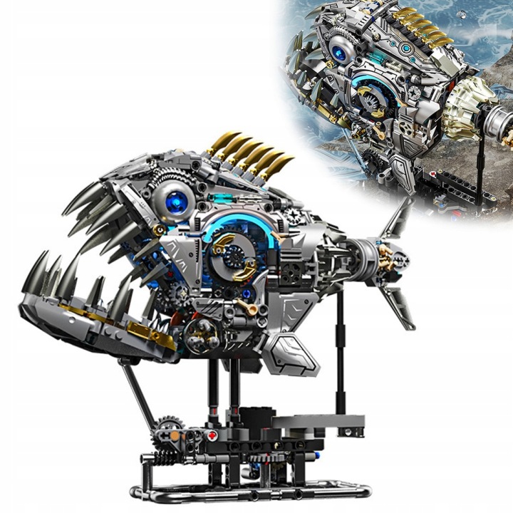 Набір деталей піранья механічна елегантна декорація кімнати і офісу — фото 5