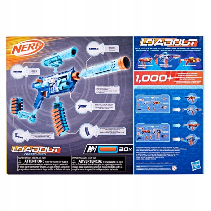 Nerf Loadout Fortsfusion модульна Пускова установка Бластер 21 стрілок N1 G3157 (після повернення) — фото 9