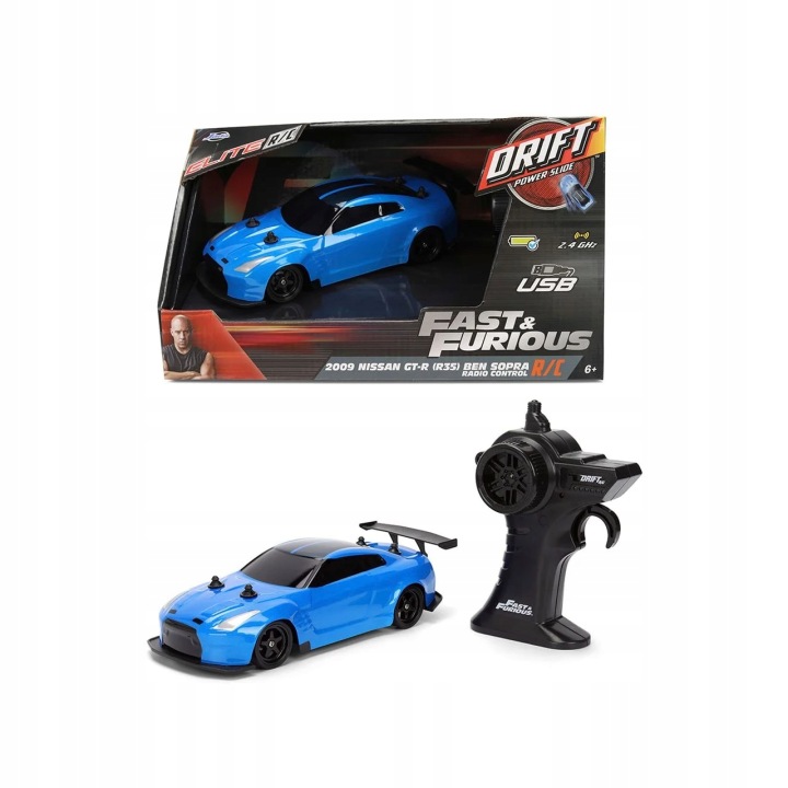 Авто RC F&F дрифт NISSAN GTR 2009