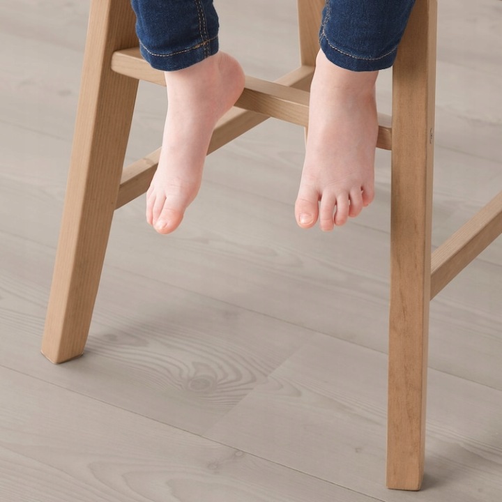 Ikea INGOLF Стілець дитячий високий масив дерева морилка патинована — фото 7
