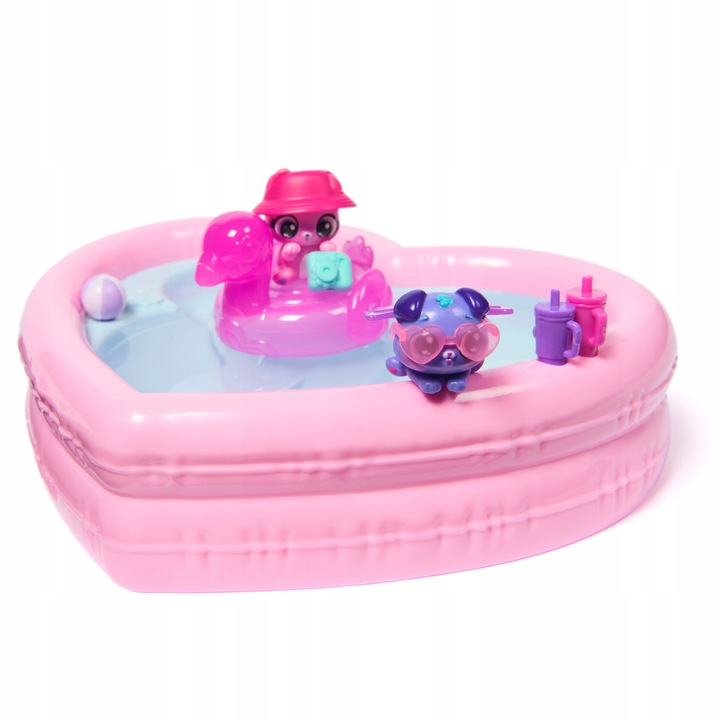 HATCHIMALS ALIVE! NEON RAINBOW BESTIE POOL PARTY BASEN 2 FIGURKI + AKC. Marka Spin Master