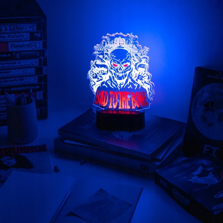 STRANGER THINGS Лампа LED Bad to the Bone 24 см USB Батарейки Подарунок Netflix — фото 4