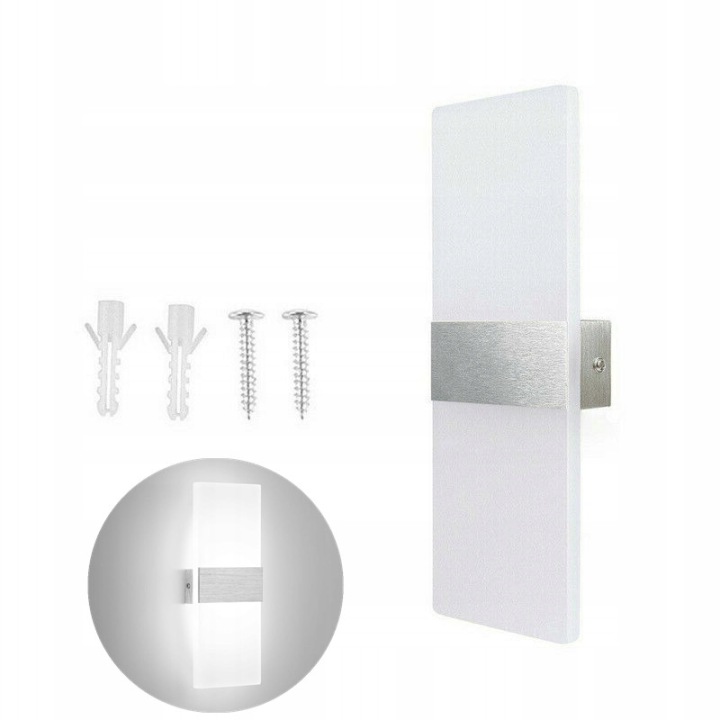 Nástěnná lampa Led Bílé Světlo Chodba Akrylové nástěnné svítidlo 18W