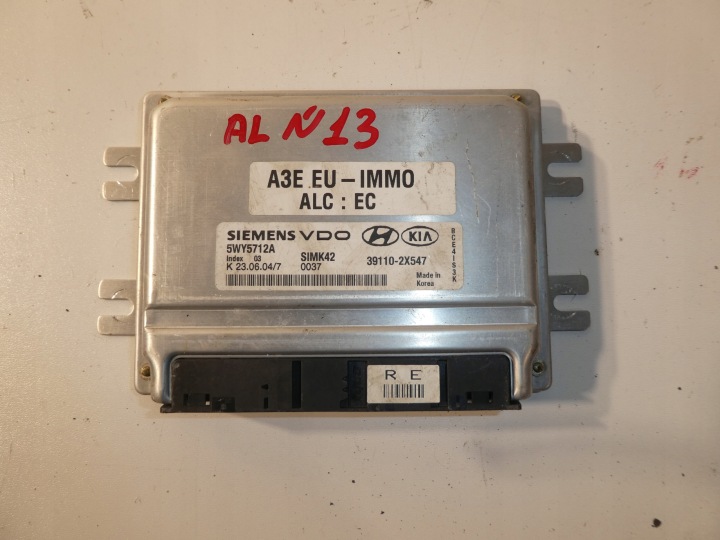 KIA RIO und 1.3 Computer DES MOTORS 5WY5712A