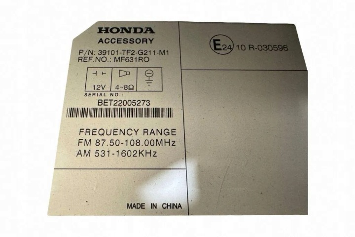 Mapas de navegación en CD/DVD HONDA JAZZ III (GE , GG , GP ) 39101TF2G211M1 6