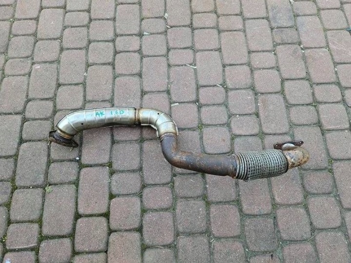Tuyau Échappement Filet de séparation Embrayage de l’échappement tlumika Filet de séparation 1.6D Opel Astra K