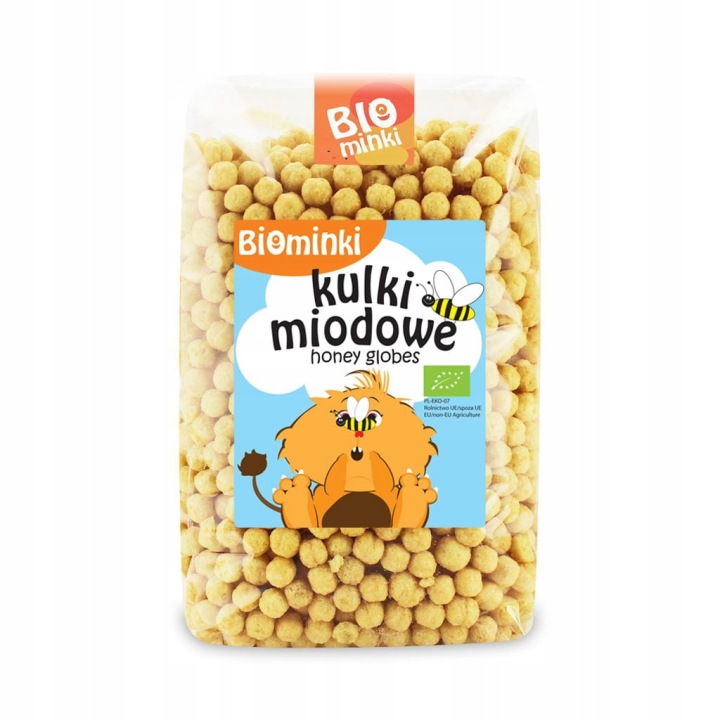 Кульки медові біо 500 г - BIOMINKI