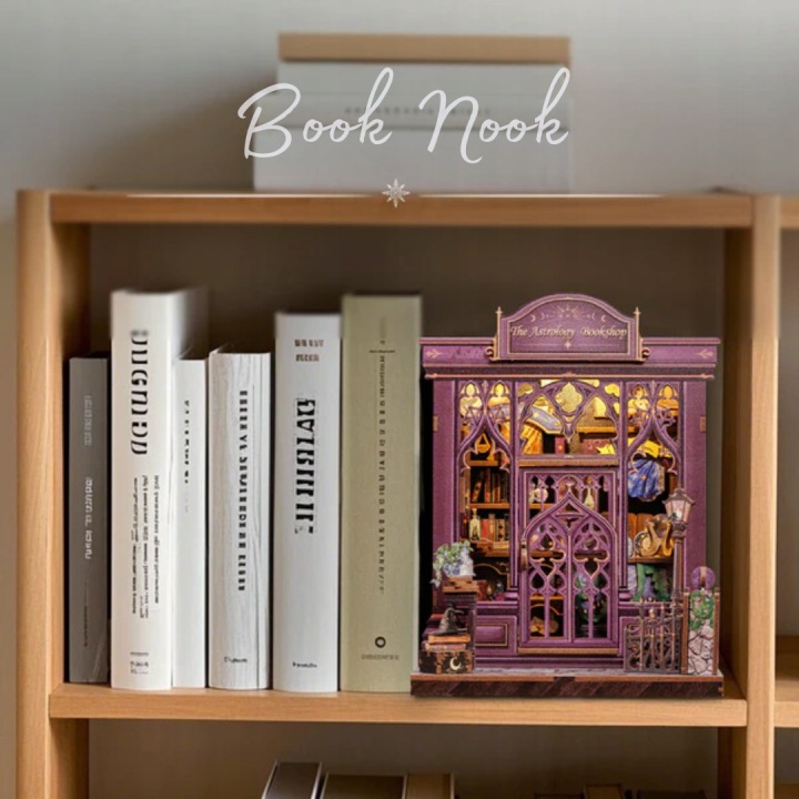 Мініатюрний будиночок міні Book Nook Астрологія щастя — фото 11