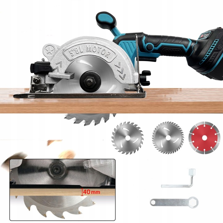 Kotoučová Pila Ruční Řezačka Akumulátorová Pila 125 MM 18 V