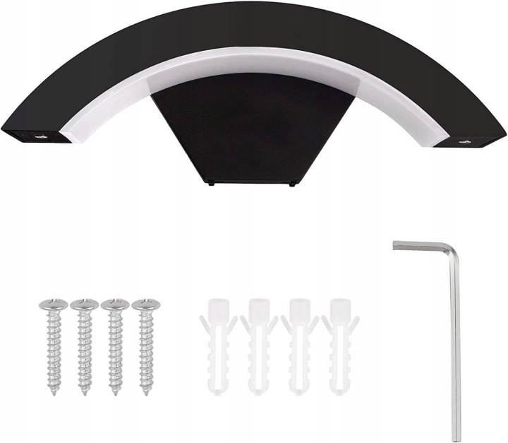 Lampa zahradní fasádní venkovní nástěnné svítidlo Led 18W Hydroizolace IP65