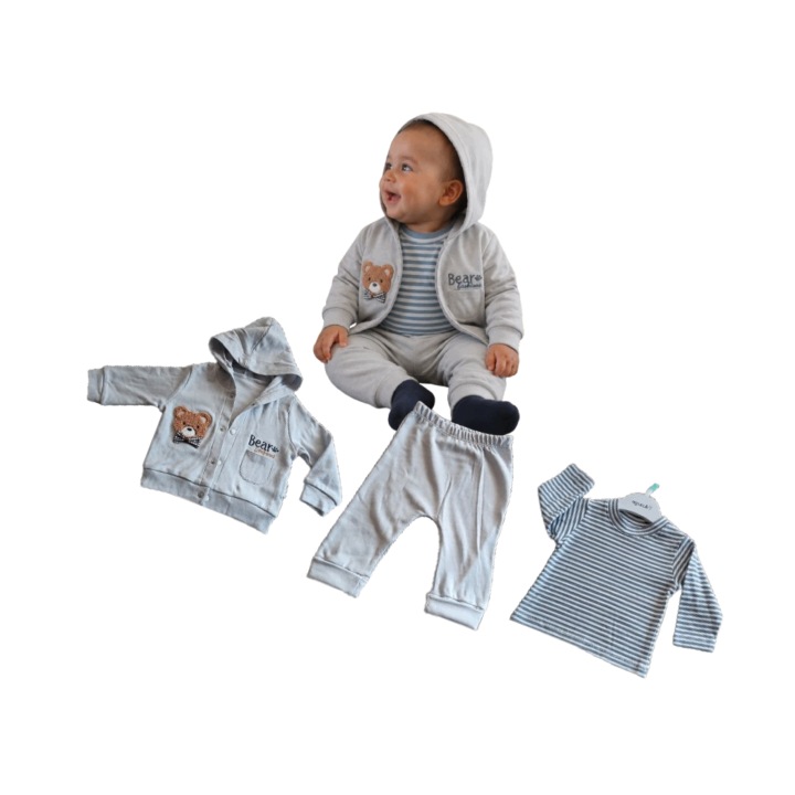 Komplet dres niemowlęcy bluza bluzka spodnie — zdjęcie 7