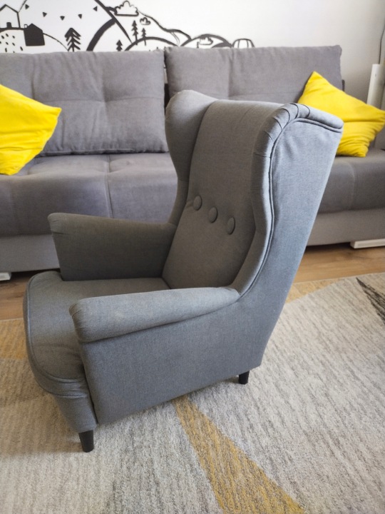 IKEA STRANDMON Крісло дитяче Vissle сірий — фото 4