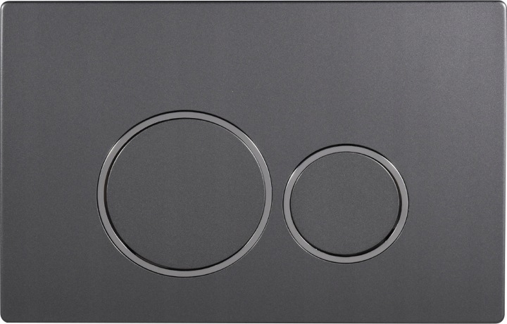 Tlačítko Dopio gun metal pro Wc stojan Geberit Sigma Duofix UP320 UP720