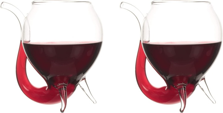 Skleničky Na Víno Sippo 250 ML Sada 2 Kusů Sklo Borosilikátové