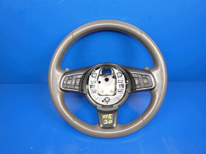 JAGUAR XF II X260 XE X760 Volant FUNKCYJNA PRZYCISKI Palettes vitesse volant JASNA
