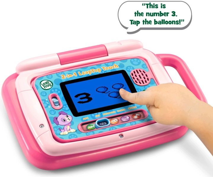 LEAPFROG 2 В 1 LeapTop Touch Ноутбук Комп'ютер розвивальний (Англійська Версія) — фото 5