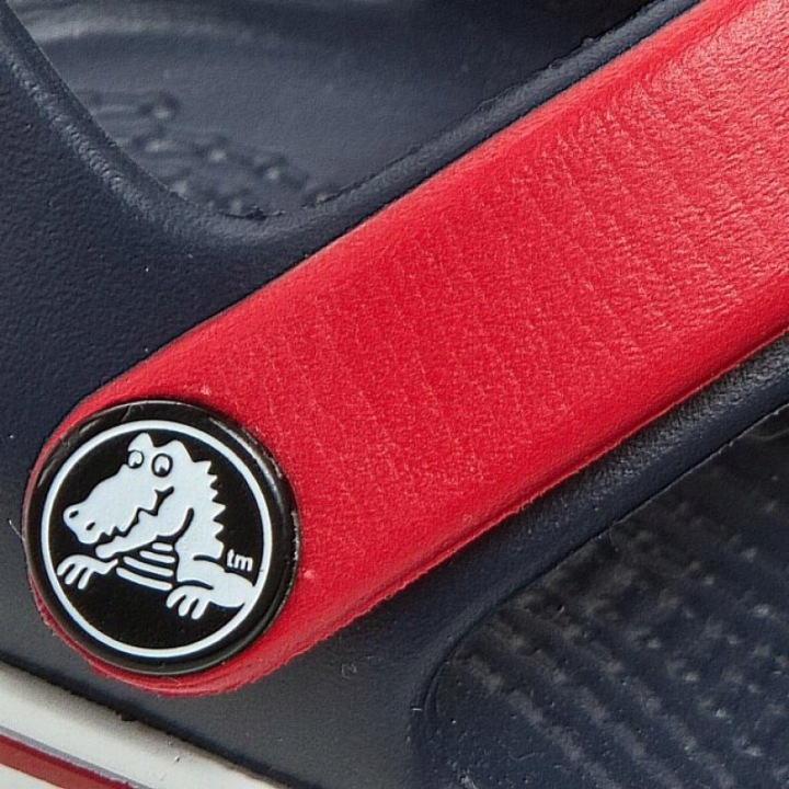 CROCS сандалі темно-сині дитячий логотип на літо 29,5 1Ż9E (новий з дефектом) — фото 11