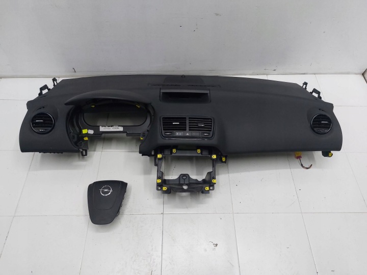 OPEL MERIVA B II 10-16r CRUSCOTTO KIT COMPLETE airbag consolle airbag airbag X2 13315252 Originale